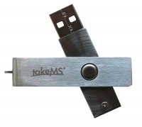 Takems MEM-Drive Mini Metal Box 4GB (TMS4GUMIM1M05)